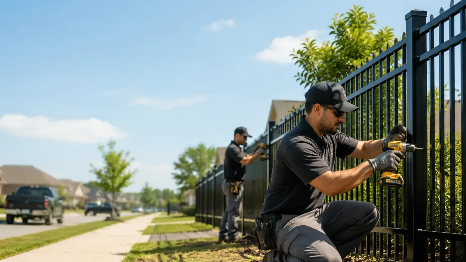 Metal Fence Installation in Fifty Six, AR